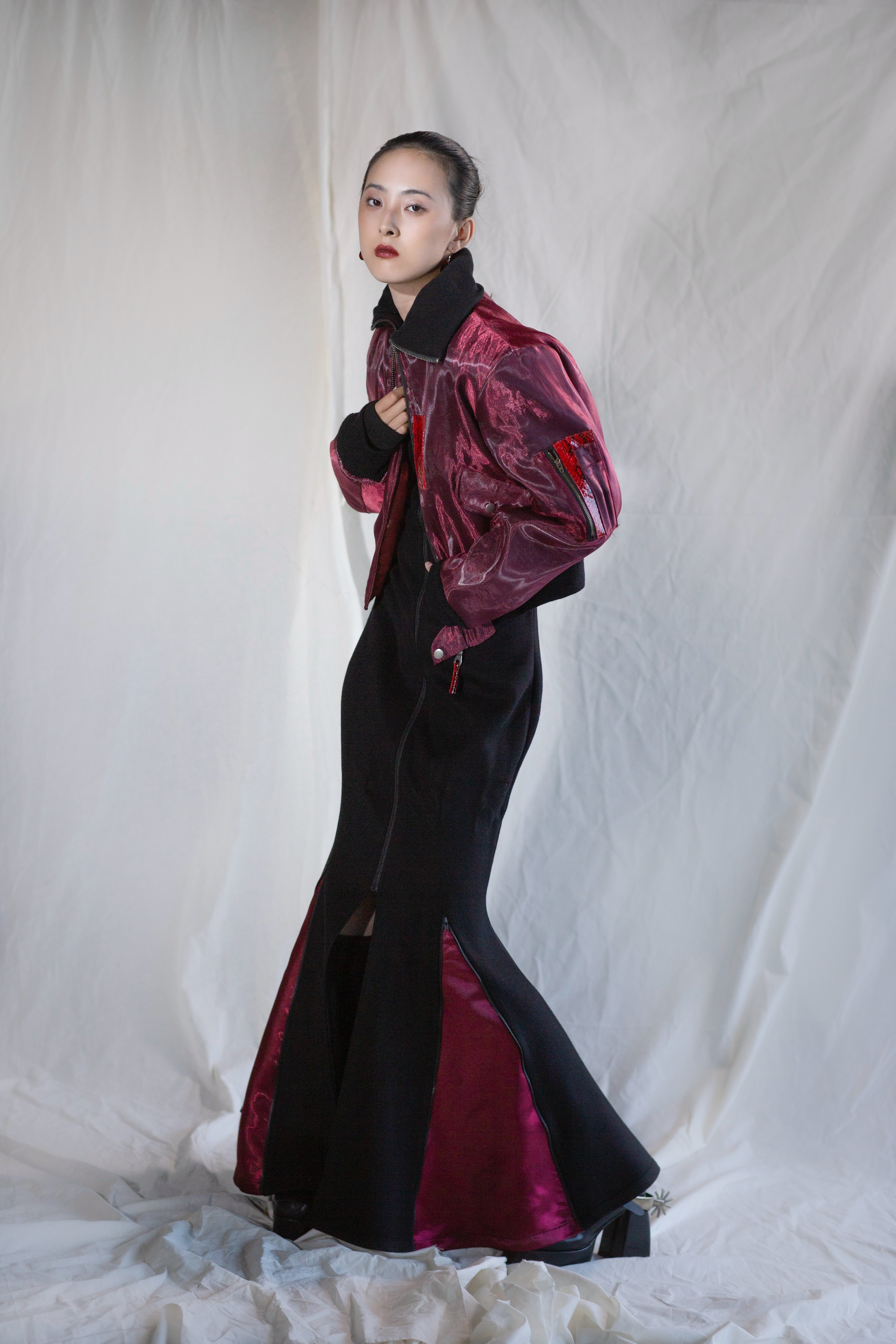 Funnel Neck Reversible Bomber