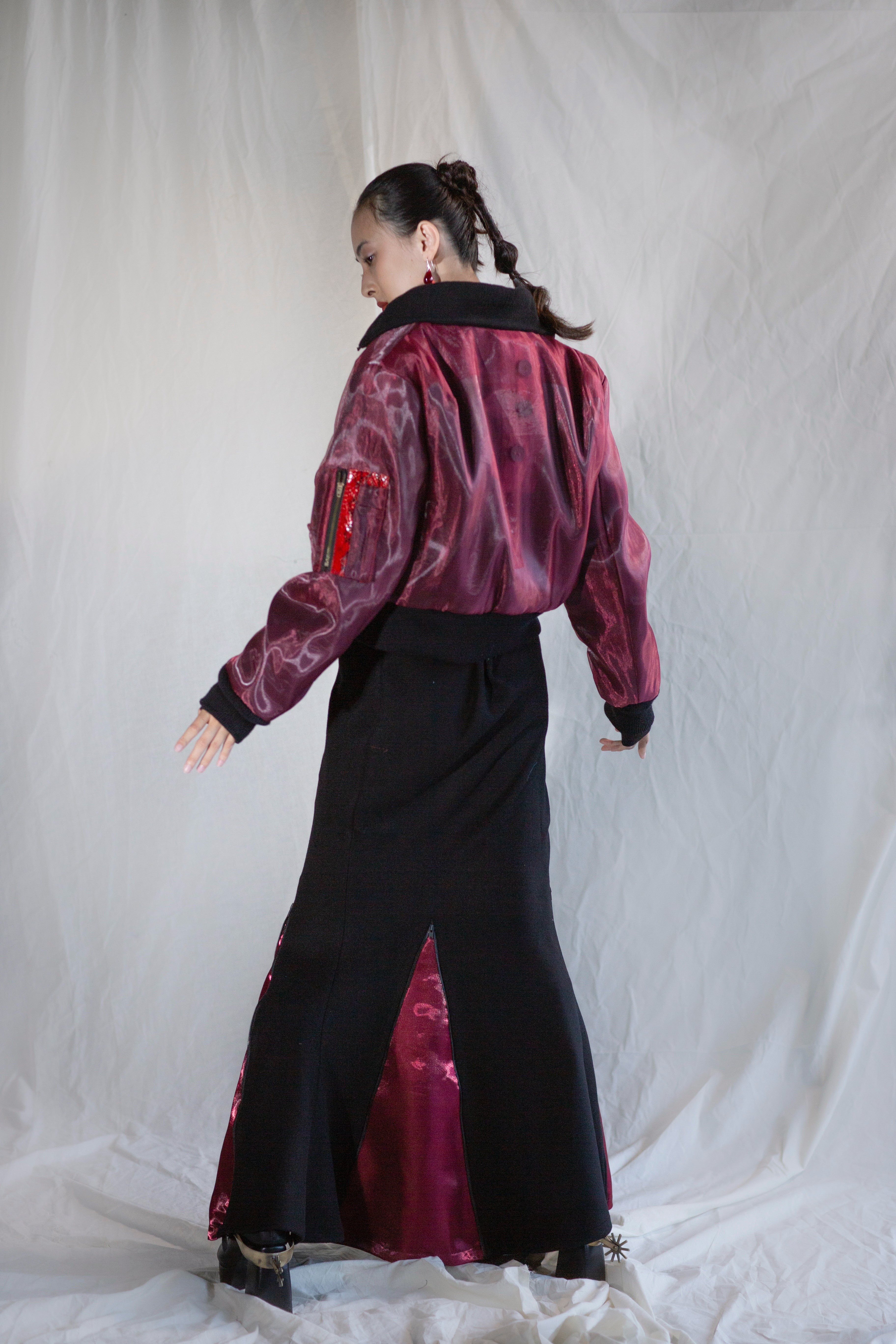 Funnel Neck Reversible Bomber