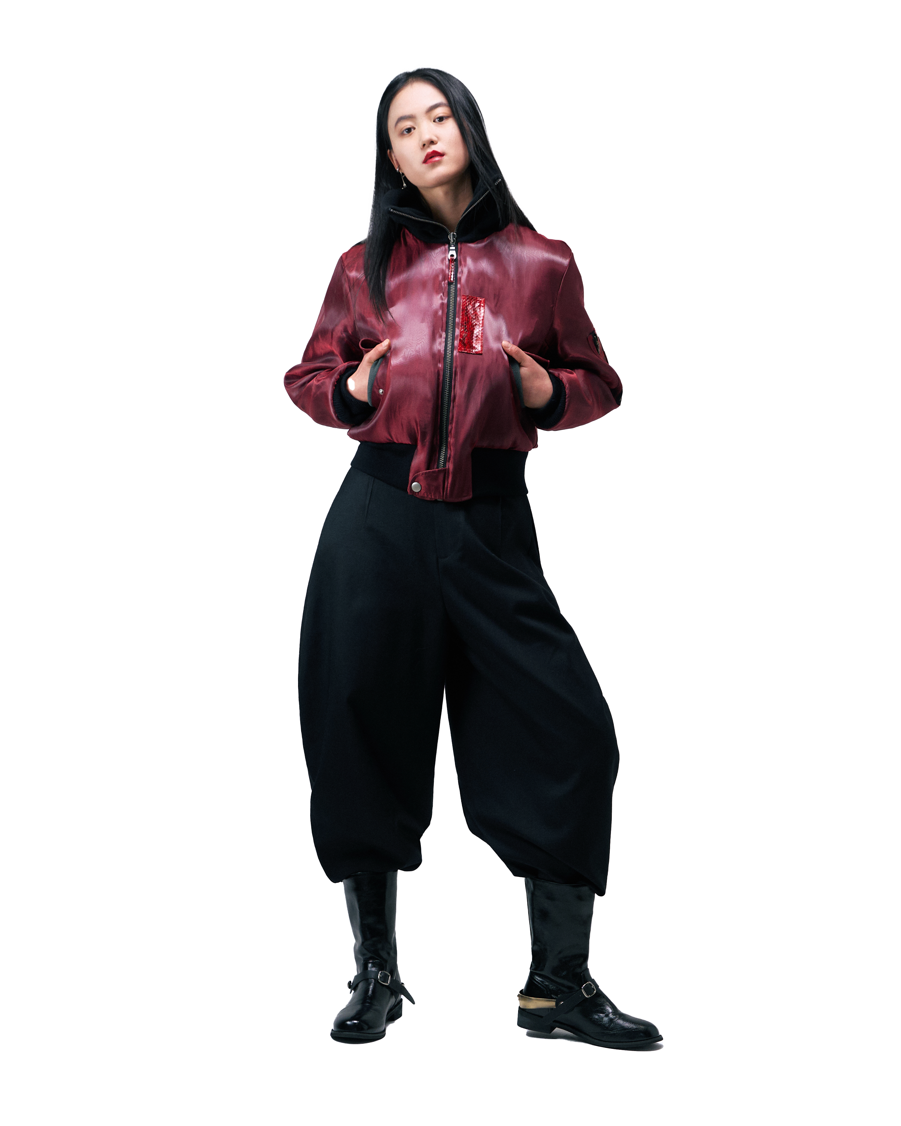 Funnel Neck Reversible Bomber