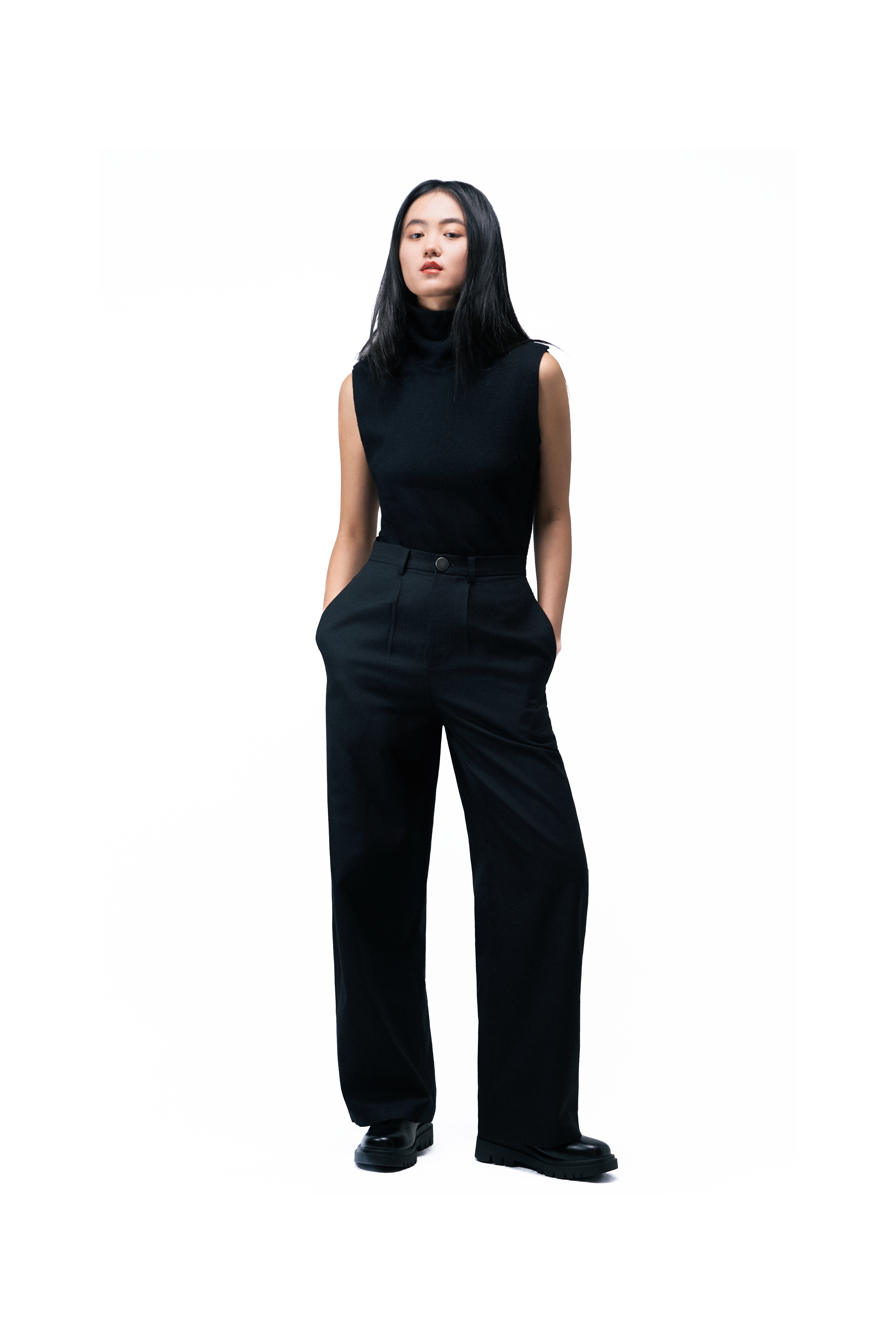 Straight-Leg Trousers